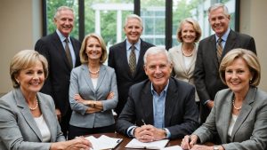Célibataires seniors découvrant des opportunités de rencontre en ligne