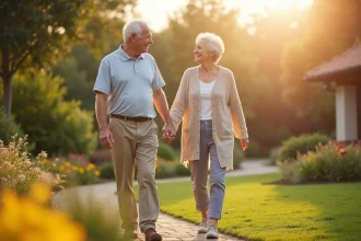 résidence seniors extérieure